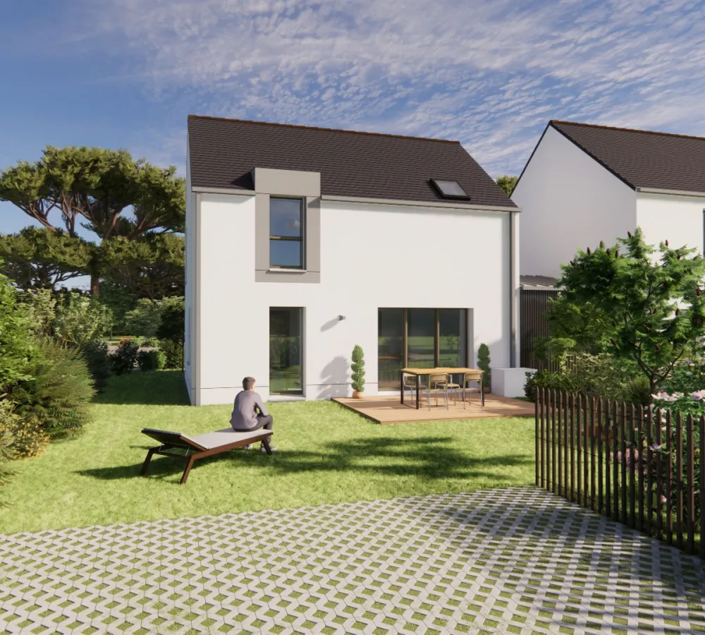 Image du modèle de maison Vue arrière LOT2A