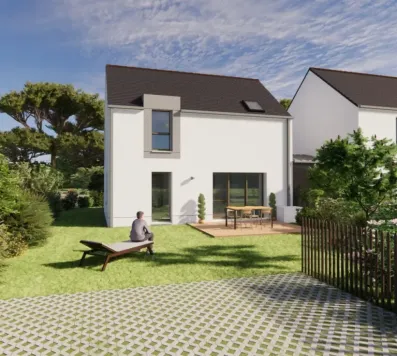 Image du modèle de maison Vue arrière LOT2A