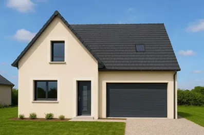 Image du modèle de maison Façade avant Lumira