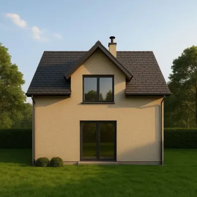 Image du modèle de maison façade arriere alea