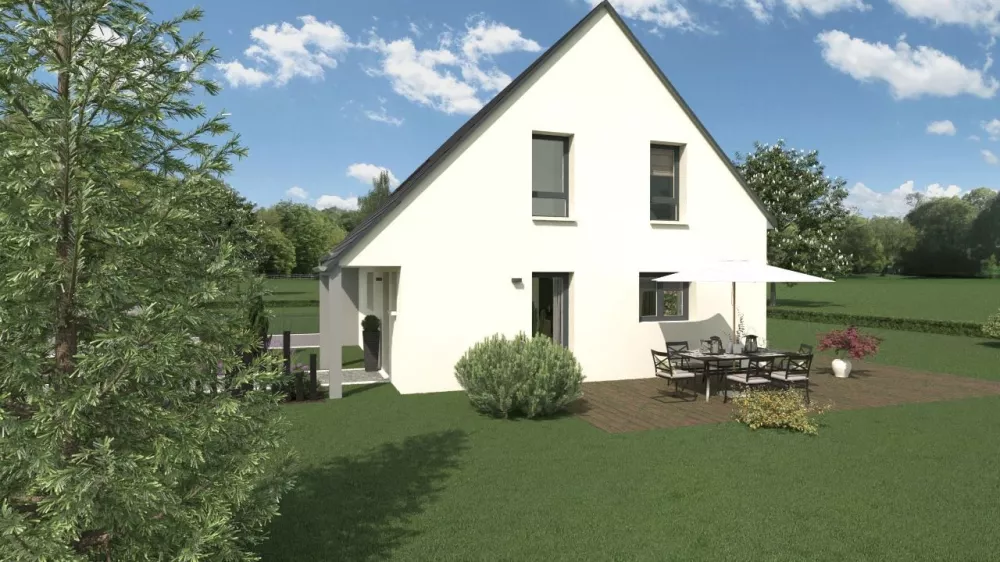 Image du modèle de maison EXTERIEUR JARDIN_IVOIRE