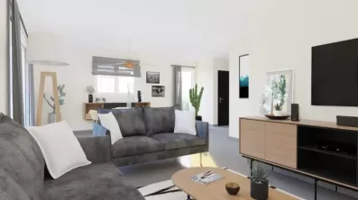 Image du modèle de maison SALON VUE 2_IVOIRE