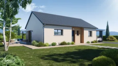 Image du modèle de maison FLOCON-FINALE BEIGE -CARPORT-V2