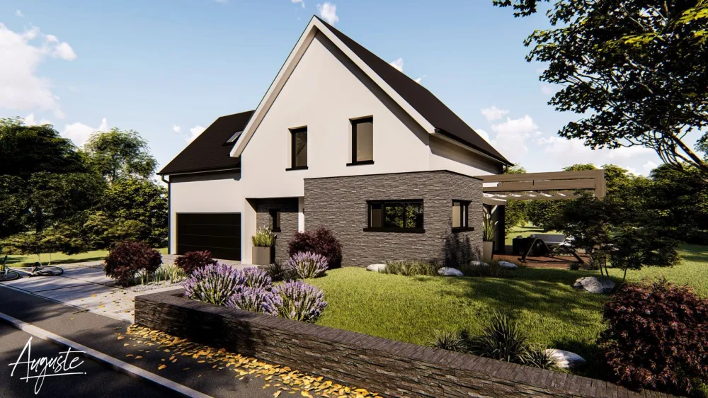 Image du modèle de maison ORIGINE VISUEL EXT impression