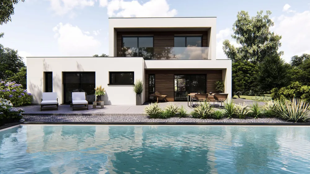 Image du modèle de maison Céleste piscine GOLD 000 3840x2160 impression