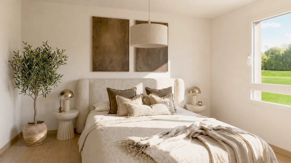 Image du modèle de maison Chambre NEIGE
