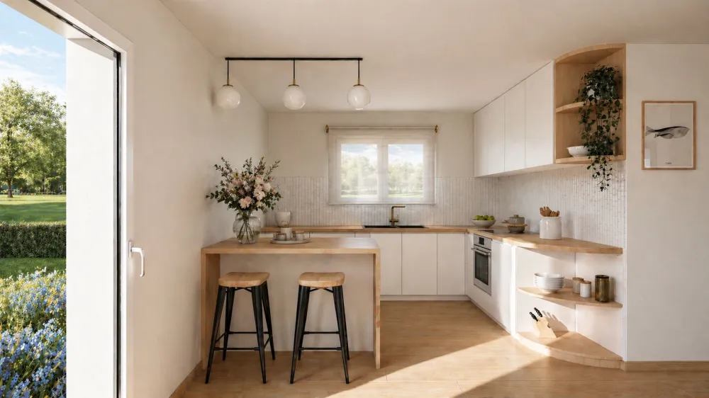 Image du modèle de maison Cuisine NEIGE