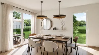 Image du modèle de maison Salle a manger NEIGE