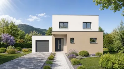 Image du modèle de maison VISUEL TOIT PLAT FACADE PRINCIPAL