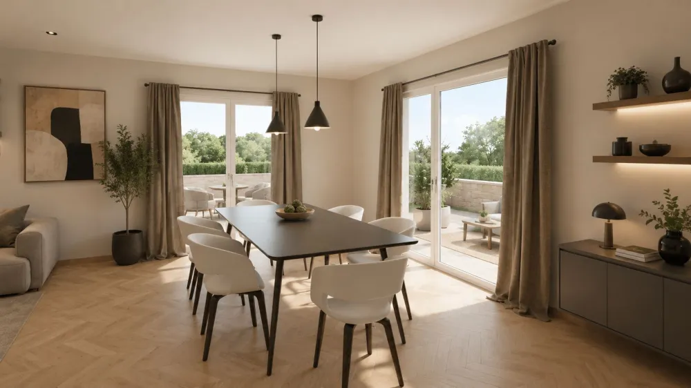 Image du modèle de maison Visuel COTON DESIGN Salle à manger