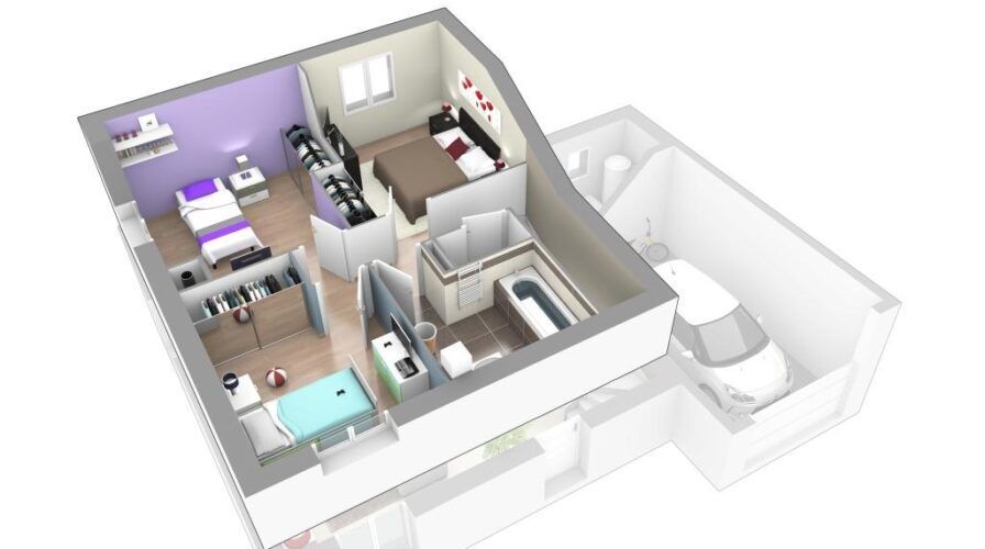 Image du modèle de maison ALIXIA-II-ETAGE-896x500