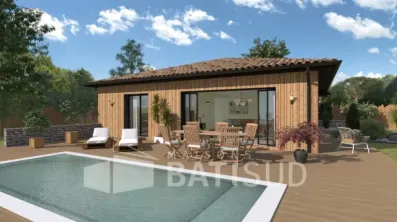 Image du modèle de maison maisons-bati-sud-modele-luca-bois-2