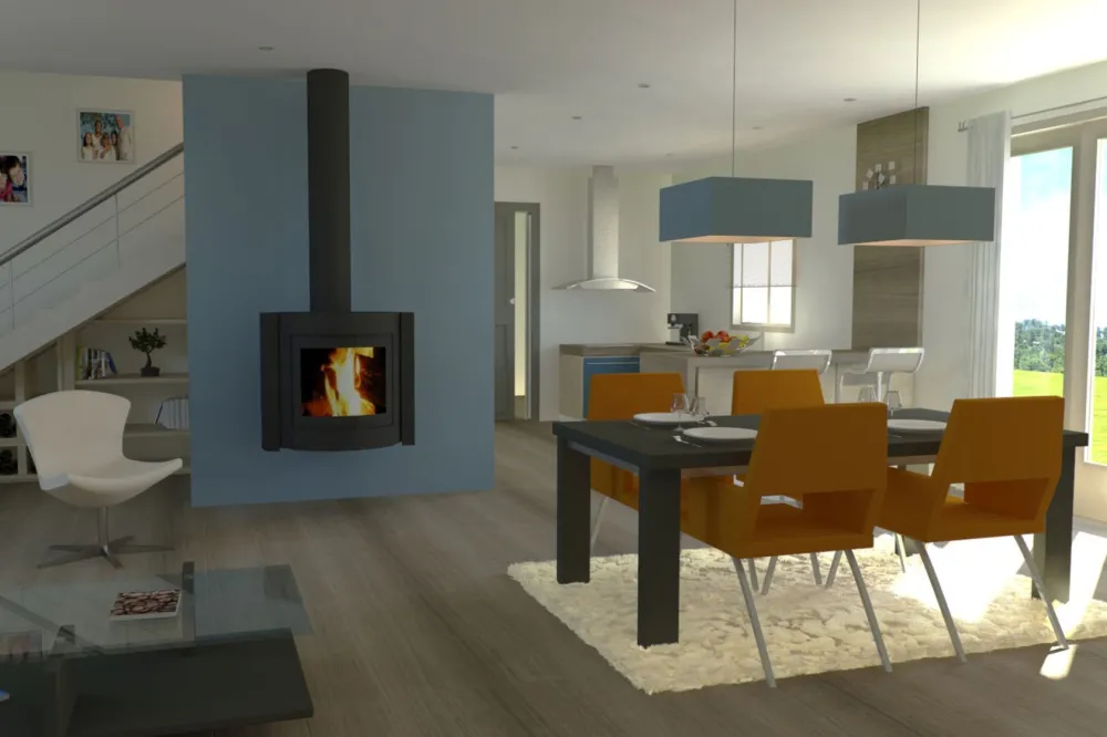 Image du modèle de maison city vue interieur