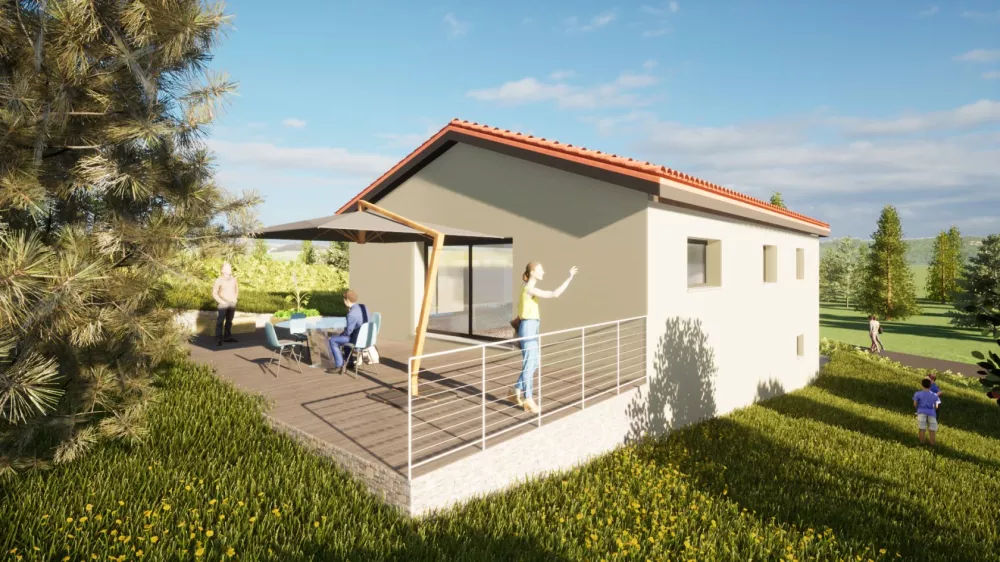 Image du modèle de maison AZIZ-ARRIERE ANGLE 2