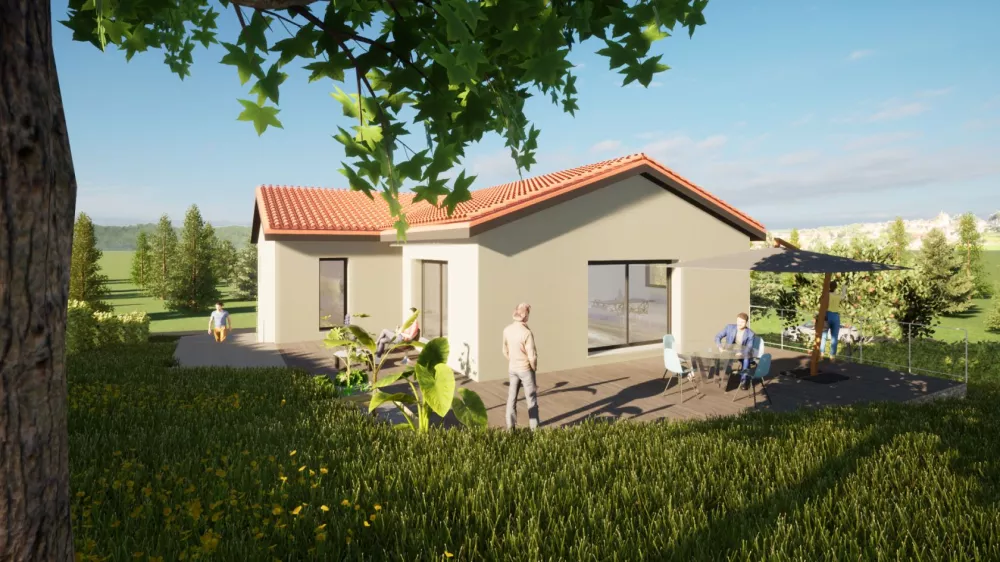 Image du modèle de maison AZIZ-ARRIERE ANGLE 1