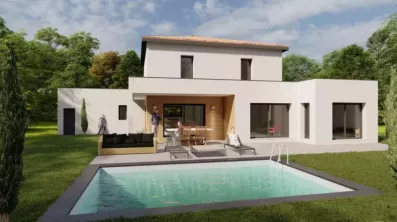 Image du modèle de maison PUB LA FOUILLOUSE 2022-ARRIERE ANGLE 1