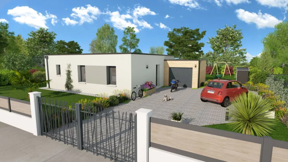 Image du modèle de maison MB OPTIMA 80 AV Toit plat