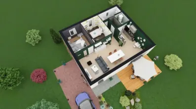 Image du modèle de maison OPTIMA 70 sans garage