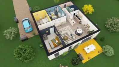 Image du modèle de maison OPTIMA 90 sans garage