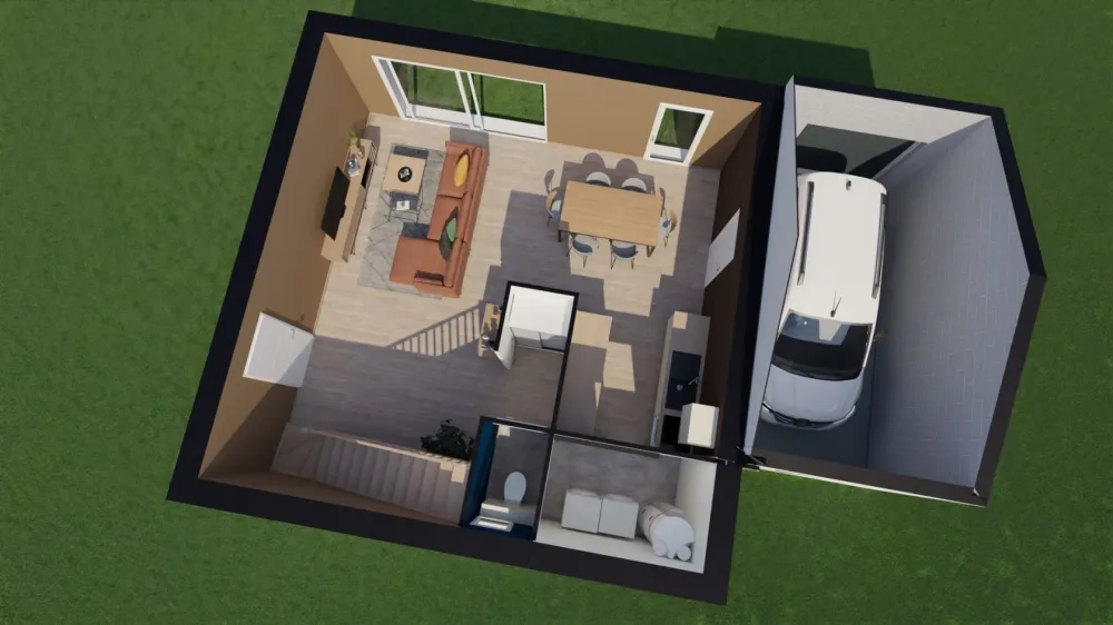 Image du modèle de maison 90 r+1 rdc