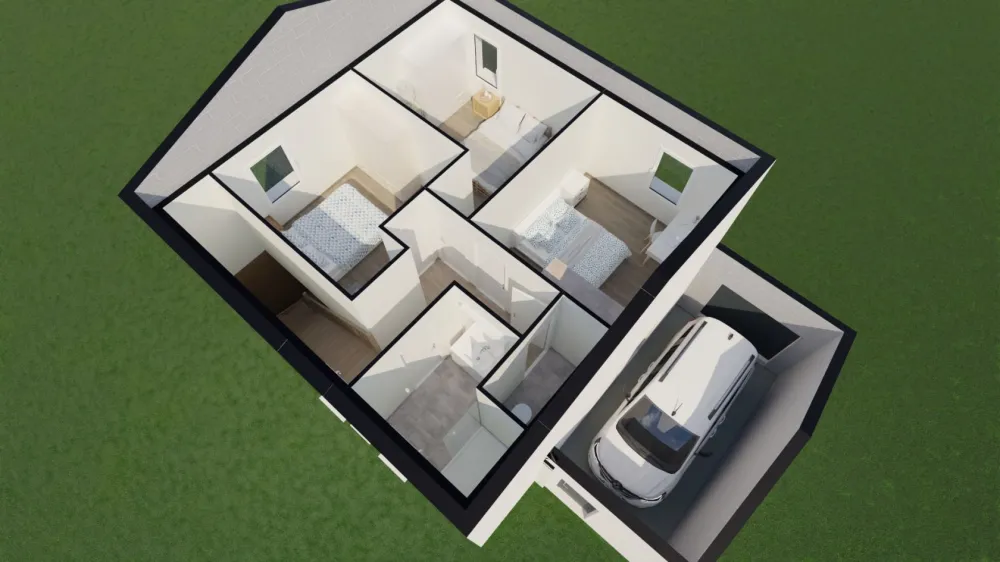 Image du modèle de maison 90 r+1 étage