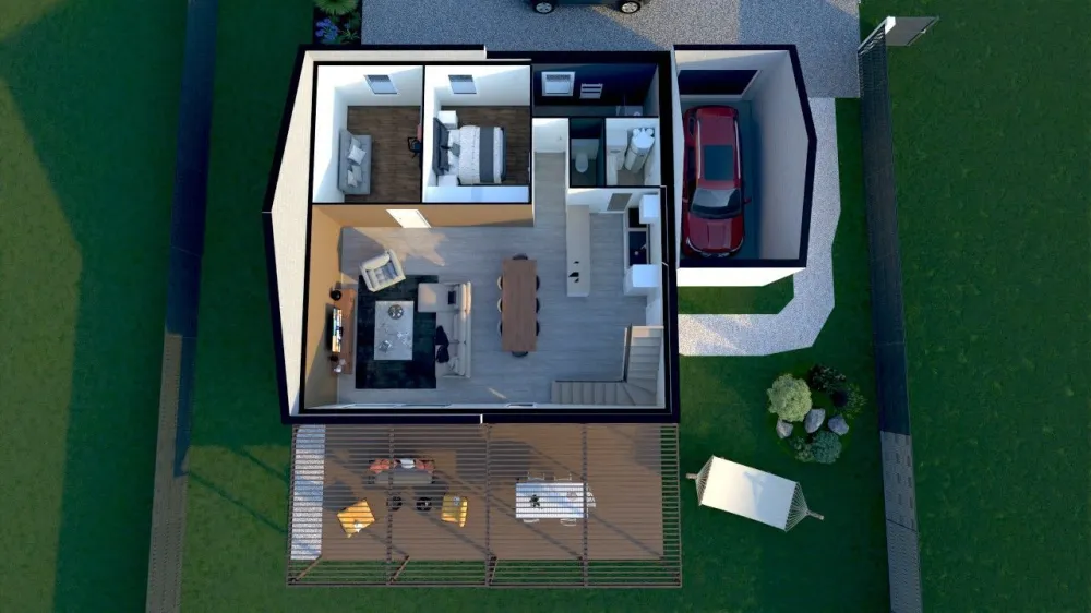 Image du modèle de maison 110 garage rdc