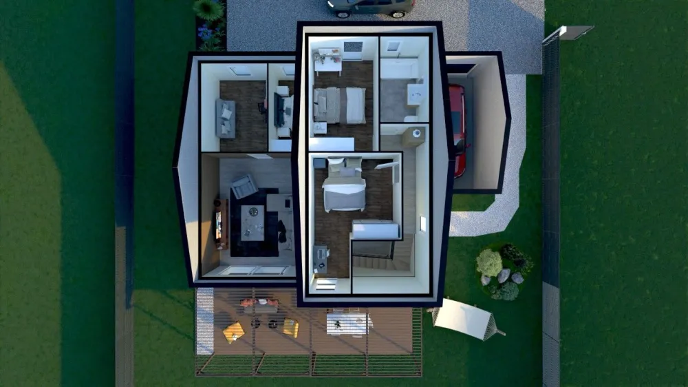 Image du modèle de maison 110 garage étage