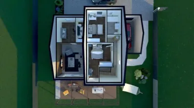 Image du modèle de maison 110 garage étage