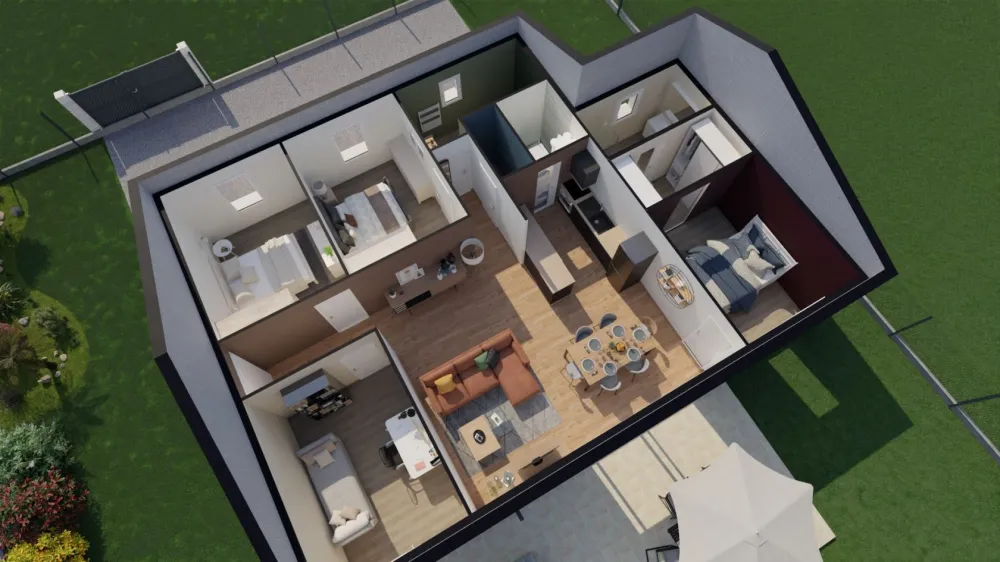 Image du modèle de maison 98 ds