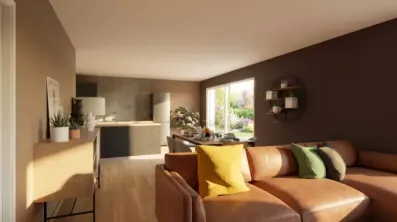 Image du modèle de maison salon_séjour_cuisine grand