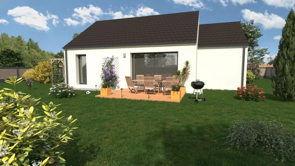 Image du modèle de maison OPTIMA 60 av GGE ARDOISES 35deg pers AR