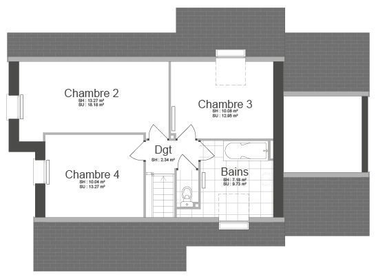 Image du modèle de maison 12-equilibre-23-etage