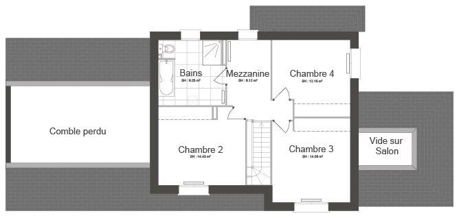 Image du modèle de maison 27-equilibre-23-etage