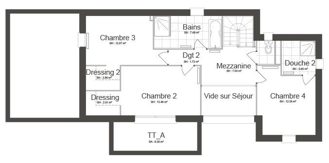 Image du modèle de maison 30-equilibre-23-etage