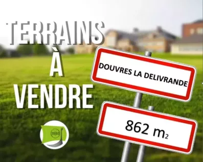 Image du modèle de maison affiche terrain