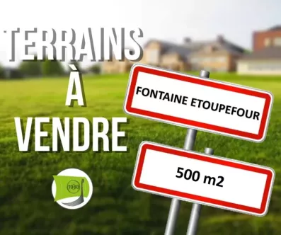 Image du modèle de maison affiche terrain