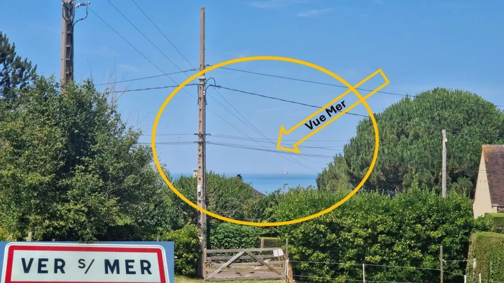 Image du modèle de maison vue mer