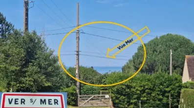Image du modèle de maison vue mer