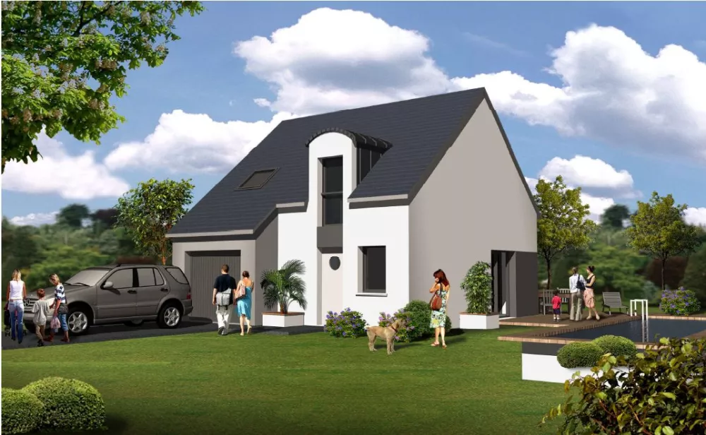 Image du modèle de maison T4G ETAGE 3- 2PANS PERS