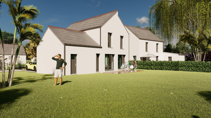 Image du modèle de maison face arrière
