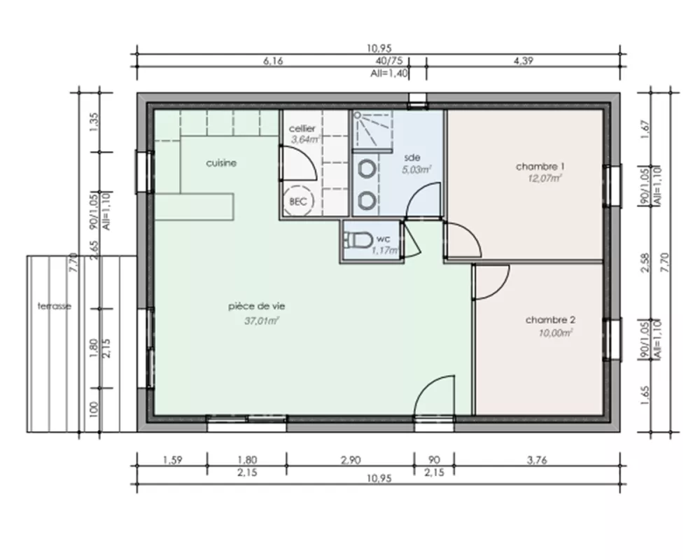 Image du modèle de maison PLAN PONC