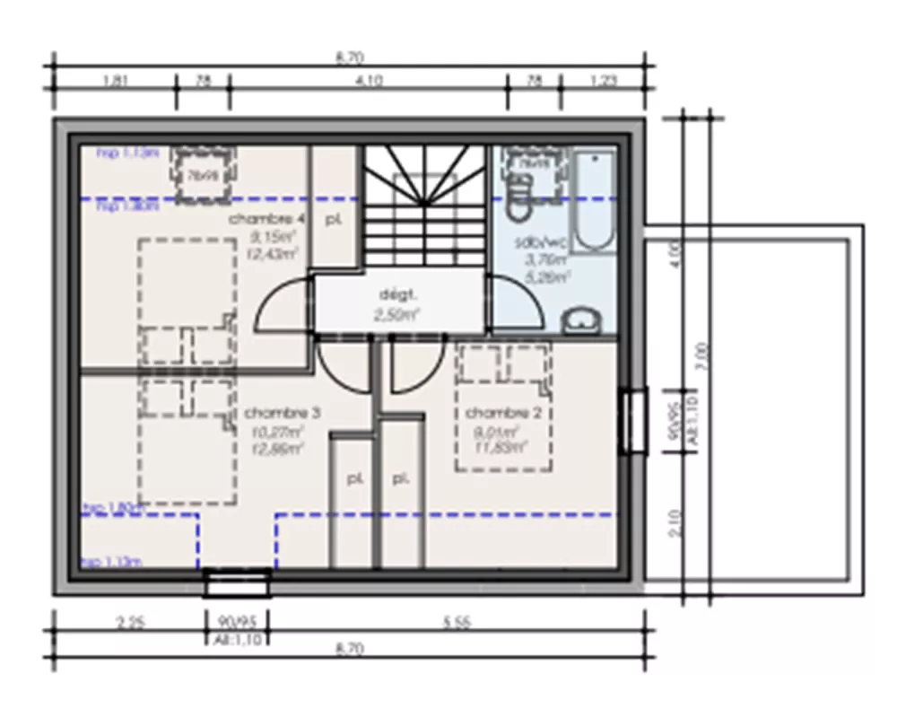 Image du modèle de maison PLAN ETAGE LE GOFF