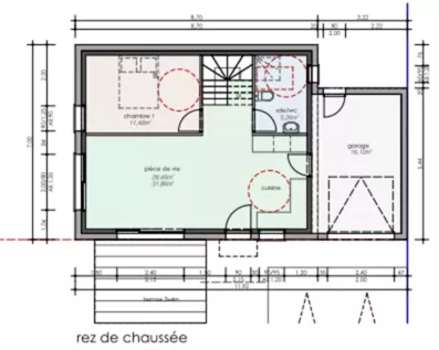 Image du modèle de maison PLAN RDC LE GOFF