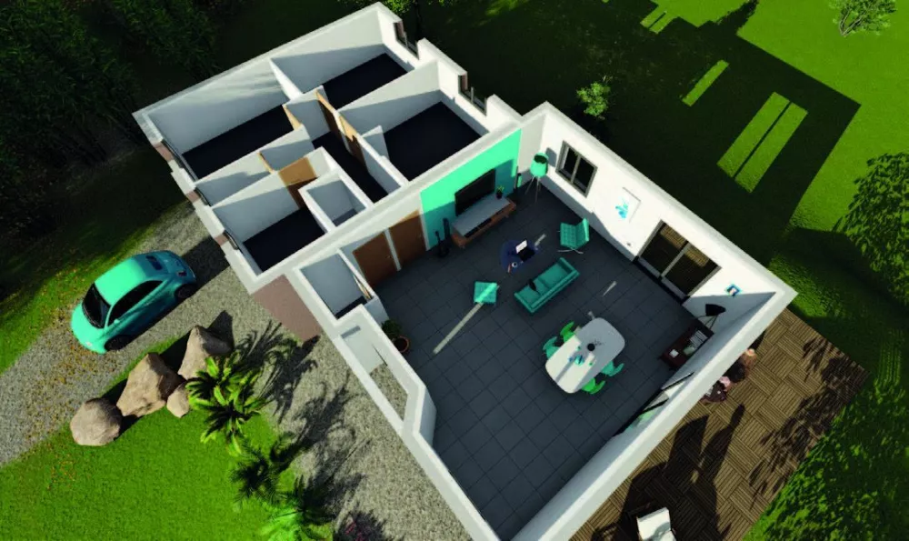 Image du modèle de maison Inocybe 95m² VF plan %22d