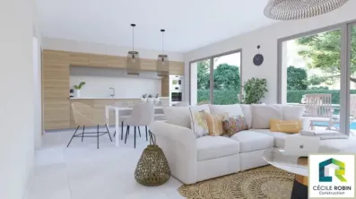 Image du modèle de maison R+1 3CH 85m² INT 1