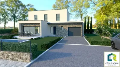 Image du modèle de maison R+1 3CH 100m² EXT 1