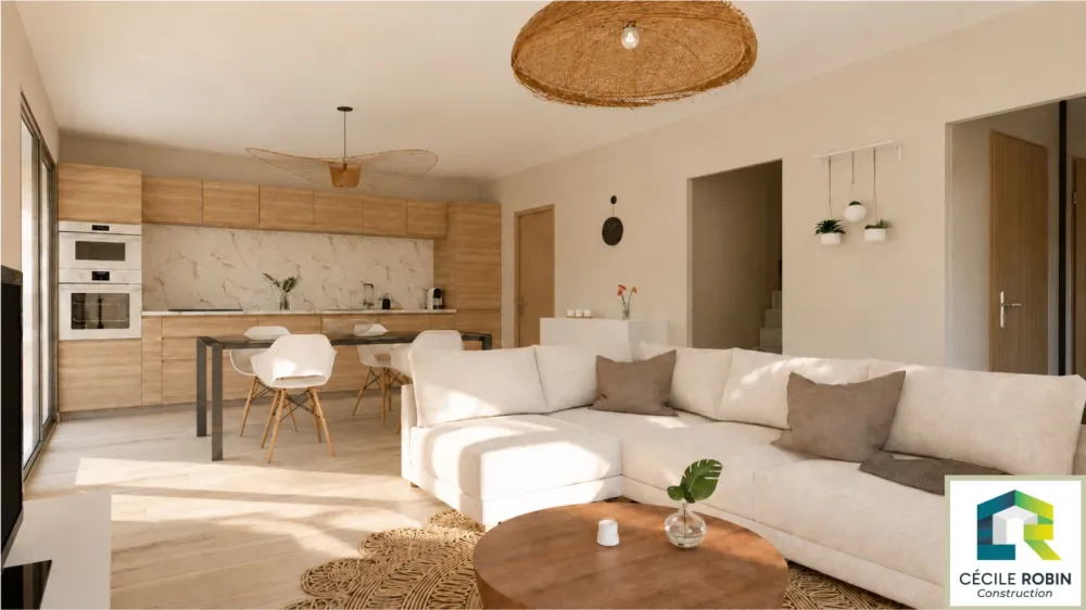 Image du modèle de maison R+1 90 m² INT 1