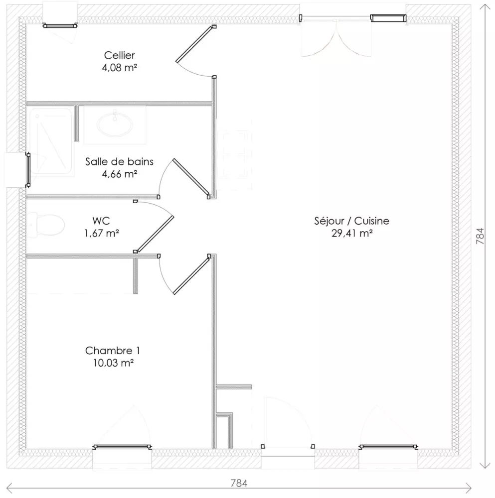 Image du modèle de maison plan-Chantal-b-1.50