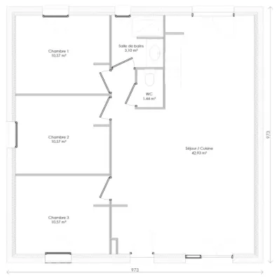 Image du modèle de maison plan-Chantal-b-1.80