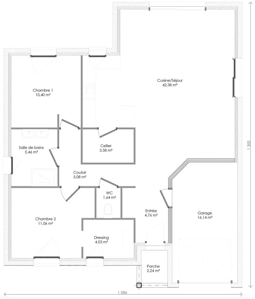 Image du modèle de maison plan-Chantal-b-adele88